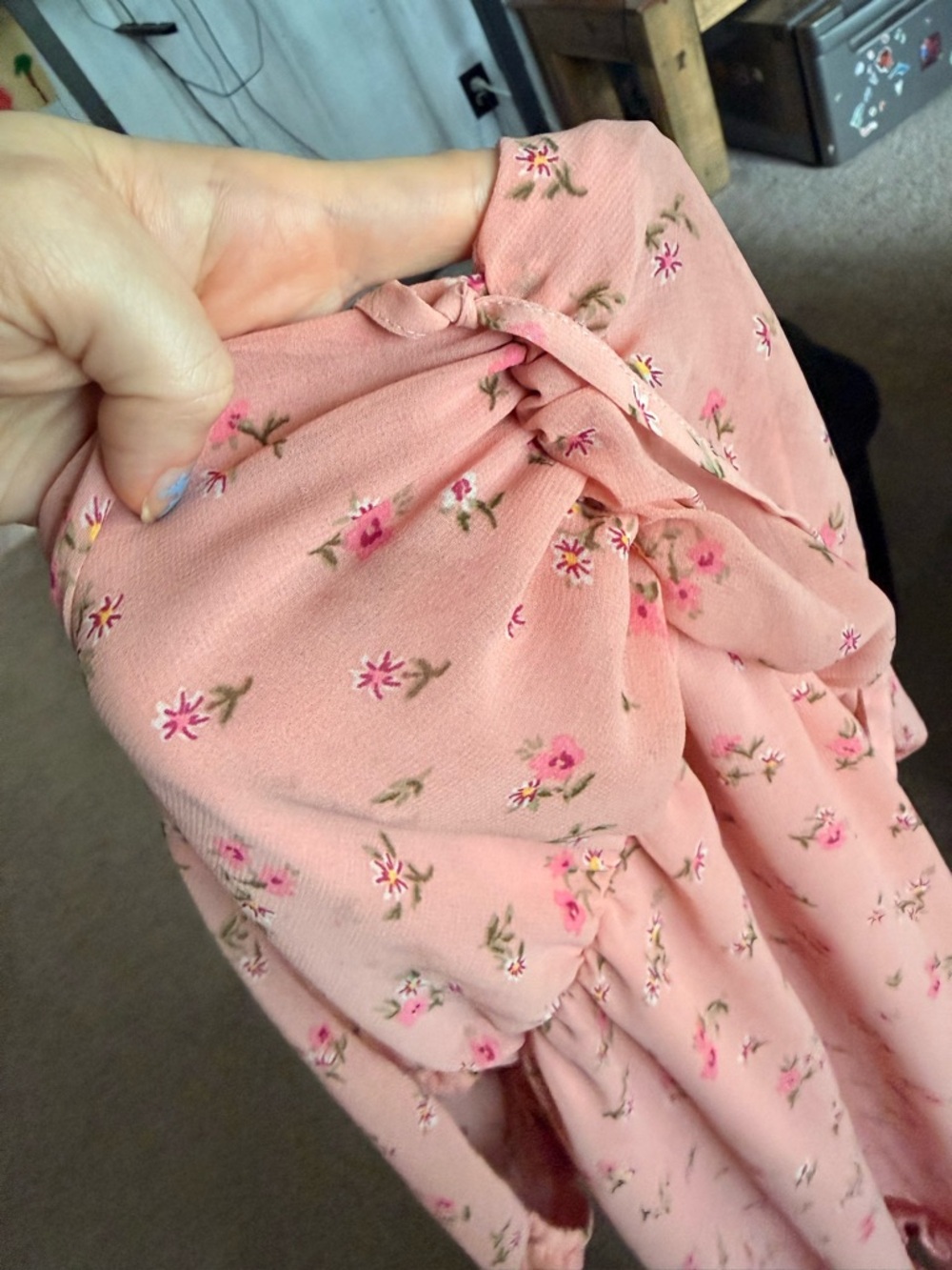 Liberty Love Bridgerton Style Floral Mini Dress Size M - Picture 8 of 8